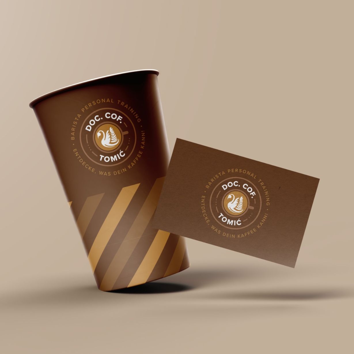 Becher, Visitenkarte, Logo, Branding, Corporate Design, Styleguides, Grafik, Schrift, Farben